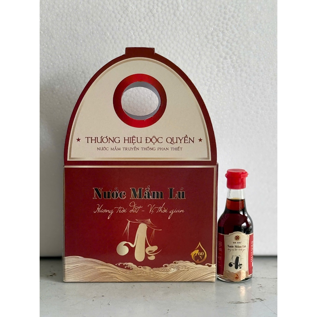 Nước mắm lú Bà Hai 60 độ đạm 8 chai x 60ml
