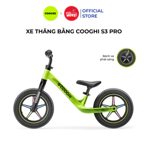Xe thăng bằng siêu nhẹ Cooghi S3 2024, khung Magie hàng không nguyên khối, 2.6kg, bánh cao su, yên da PU