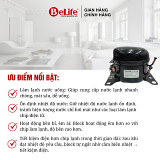 Block làm lạnh cho máy lọc nước nóng lạnh Ro gia đình làm lạnh nhanh, bền bỉ, tiết kiệm điện