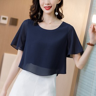 Áo Thun Voan Che Bụng Giảm Tuổi Trẻ Trung SM69