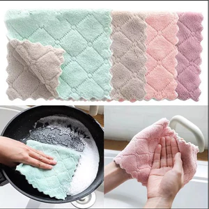 Khăn Lau Bếp Đa Năng 18x12cm – Siêu Thấm, Siêu Mềm, Làm Sạch Nhanh