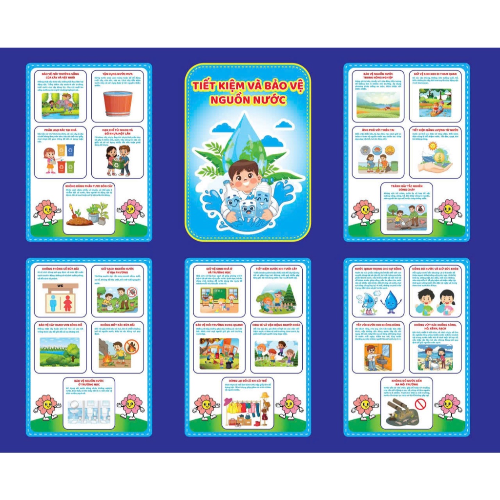 💧 TIẾT KIỆM VÀ BẢO VỆ NGUỒN NƯỚC