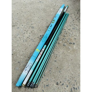 Cần Câu Đài Điêu Thuyền 5H Full Sơn Xanh Các Lóng Chuyên Rô Riếc Chép Chất Lượng Cao