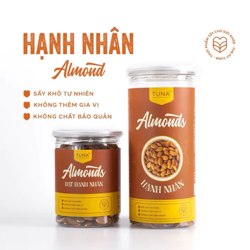 Hạt Hạnh Nhân Rang Mộc By Tuna