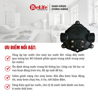 Đầu bơm máy lọc nước Ro 24V chạy êm, tương thích nhiều dòng máy lọc nước