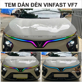 Decal dán đèn Vinfast VF7 ( 1 cặp)