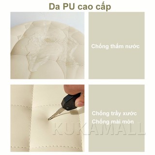 KUKA Ghế thấp bánh mì có bánh xe phong cách Bắc Âu ghế ngồi dễ thương đôn di động ghế thư giãn mini