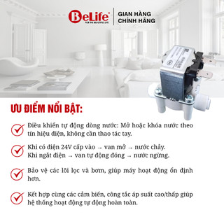 Van điện từ 24V dùng cho máy lọc nước RO chống rò nước, dễ lắp đặt