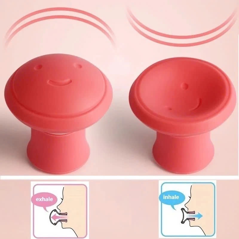 DỤNG CỤ NGĂN NGỪA VẾT NHĂN LÀM GỌN CẰM - Bóng Tạ Tập Nâng Cơ Rãnh Cười,Dụng Cụ Tập Thể Dục Miệng Nâng Cơ Hàm