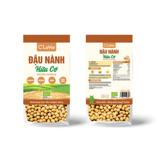 Đậu nành hữu cơ C'Lavie thuần chủng, không biến đổi gen