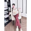 Tay dài quần dài cổ viền tròn new,lụa latin mềm nhẹ mát