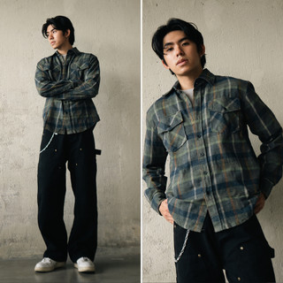 ÁO FLANNEL TAY DÀI FORM BOXY MENSWEAR GORIVIETNAM