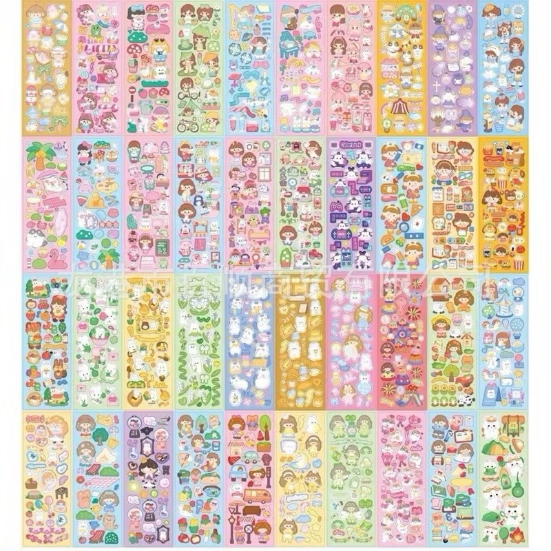 Dán Hình Mẫu Không Trùng Nhau Giá Rẻ Dán Hình Trang Trí Tập Vở DIY Dành Cho Bé Sticker Giá Sỉ
