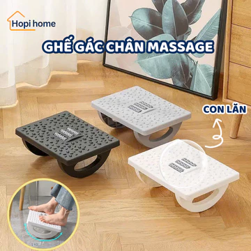 Ghế Gác Chân Massage Hopihome Ghế Kê Chân Công Thái Học Dân Văn Phòng,Ghế Gaming Mát Xa Thư Giãn