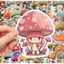Set 100 Sticker Mẫu những cây nấm lùn cute Chống Nước Dán Laptop Vali Mũ Bảo Hiểm Sổ Tay