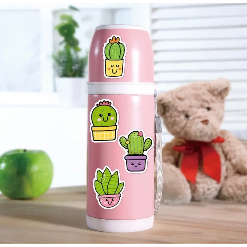 set sticker cây xương rồng bé xinh