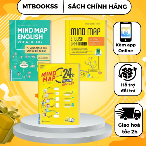 Sách - Combo Mindmap English Học Kèm App Online