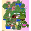 Set 60 Sticker Nhân vật meme Crazy frog vui nhộn Chống Nước Dán Laptop Vali Mũ Bảo Hiểm Sổ Tay