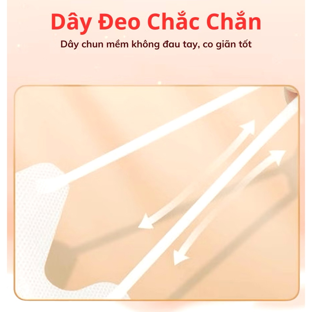 100 Cái Khẩu Trang 5D WINER 3 lớp Túi Zip dày dặn, Quai Đeo co giãn, êm tai. Mix màu thoải mái.