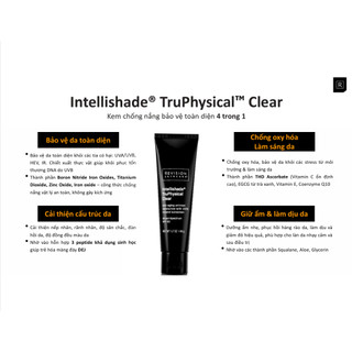 Kem Chống Nắng Bảo Vệ Da 4-trong-1 Revision Skincare Intellishade TruPhysical Clear 48g