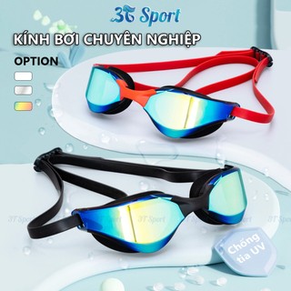 Kính bơi chuyên nghiệp Tráng Gương Cao Cấp chống tia UV viền silicon mềm ôm sát chống nước XF1001