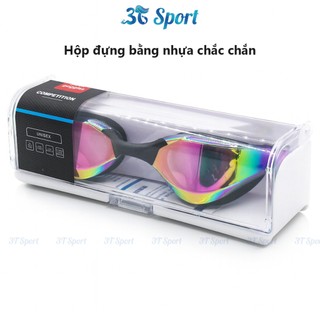 Kính bơi chuyên nghiệp Tráng Gương Cao Cấp chống tia UV viền silicon mềm ôm sát chống nước XF1001