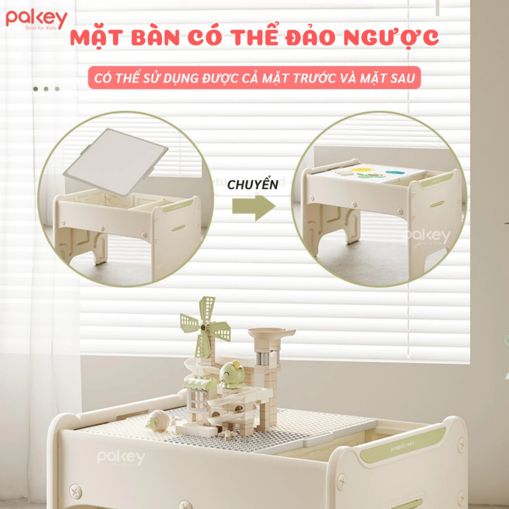 [HỎA TỐC] Bàn Ghế Xếp Hình Lego Đa Năng 2IN1 Cho Bé, Set Bàn Ghế Kèm Bảng Vẽ Tiện Lợi Bảo Hành 1 Năm - F22
