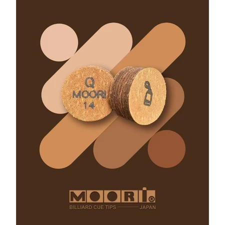 Đầu Cơ Bida Moori 14mm Nhập Khẩu Chính Hãng ( 1 viên )
