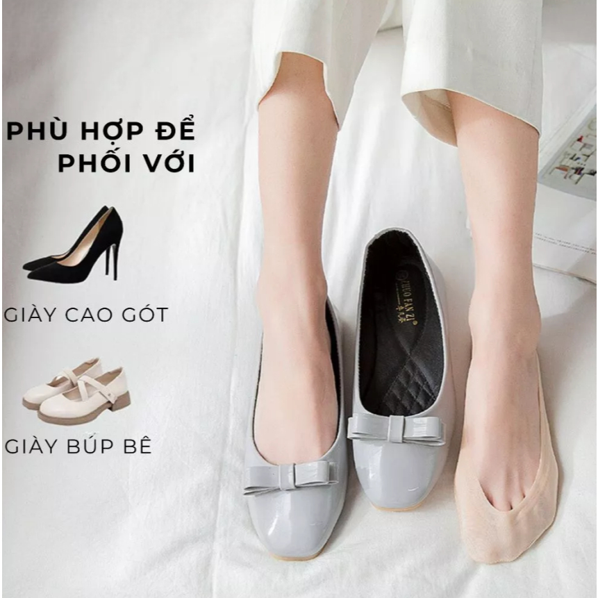 [Peinn] Tất vớ lười nam nữ TVA02 chất liệu cotton mềm mại, thoáng mát, đệm ngăn tuột gót