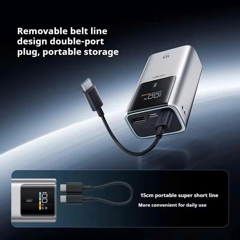 Pin Dự Phòng Cuktech 10 Mini PB1055,  Hỗ Trợ Sạc Nhanh 55W Max, Dung Lượng 10.000mAh, Bảo Hành 18 Tháng | BigBuy360 - bigbuy360.vn