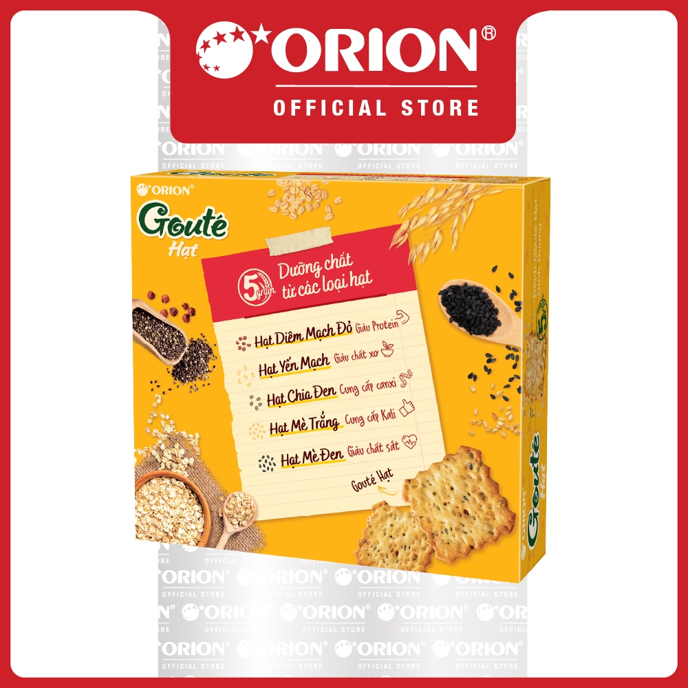 Combo 2 Hộp Bánh Goute Hạt dinh dưỡng (8 Gói/hộp)