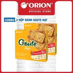 Combo 2 Hộp Bánh Goute Hạt dinh dưỡng (8 Gói/hộp)