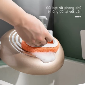 BÀN CHẢI CỌ RỬA TAY CẦM ĐA NĂNG, BỌT BIỂN MỀM DẺO KHÔNG TRẦY XƯỚC, Làm Sạch Mọi Bề Mặt