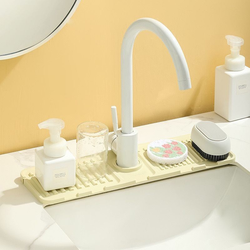 Thảm Silicone Lót Vòi Nước Bồn Rửa Chén Chống Nấm Mốc Bảo Vệ Cho Nhà Bếp Phòng Tắm