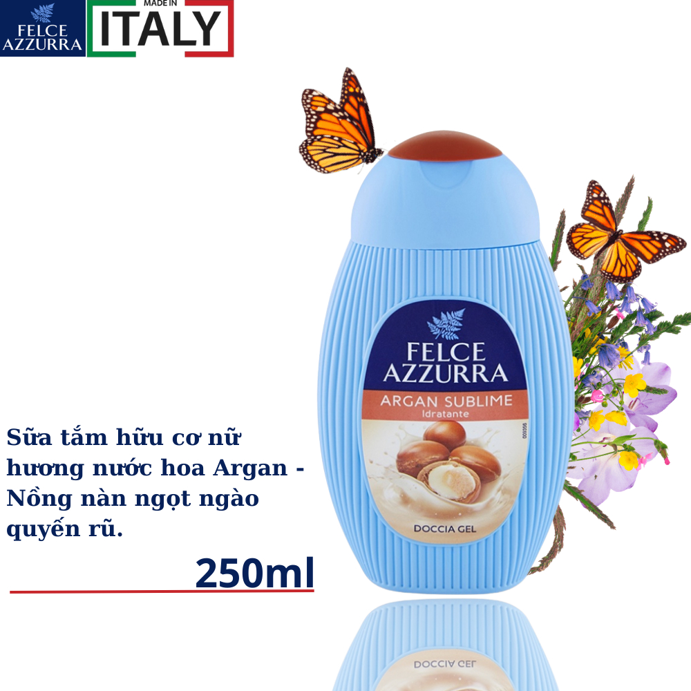 Sữa Tắm FELCE AZZURRA Hương Nước Hoa Paglieri 250ML - NK Ý