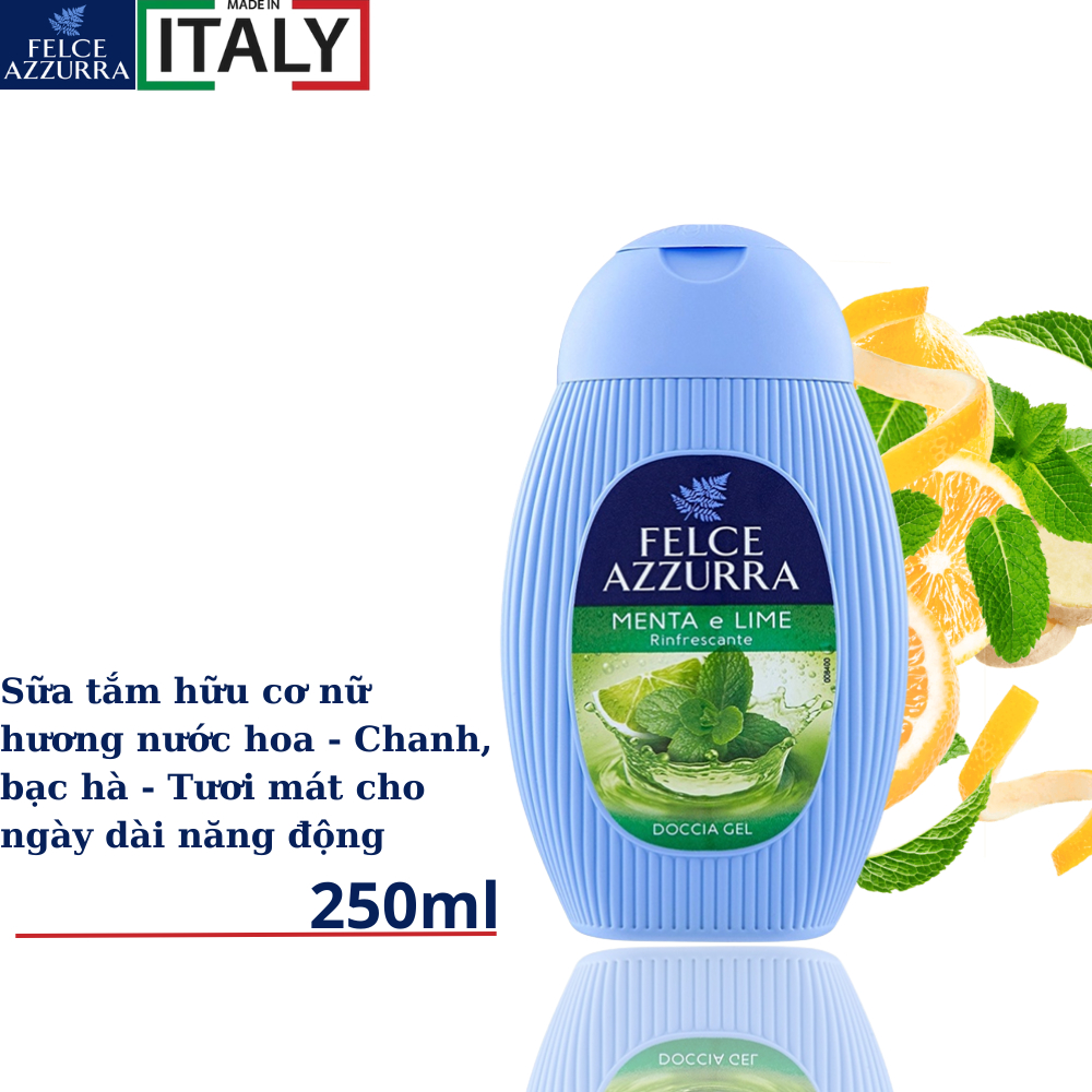 Sữa Tắm FELCE AZZURRA Hương Nước Hoa Paglieri 250ML - NK Ý