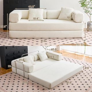 Ghế sofa bed KADE sofa giường phù hợp căn hộ nhỏ ban công phòng ngủ ghế sofa thư giãn tầng êm ái