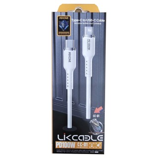 Cáp sạc nhanh Wekome WDC-11 TypeC to TypeC PD 100W dài 1.2M - Hàng Chính Hãng