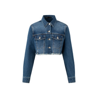 [ẢNH THẬT ĐỘC QUYỀN MIDDUA] KJ2302 khoác jean crop