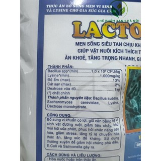 Men Sống Lacto C Túi 1kg Cho Heo, Gà, Chim. Men Tiêu Hóa Giúp Bổ Sung Lợi Khuẩn, Hấp Thu Thức Ăn Tốt Cho Gia Súc Gia Cầm