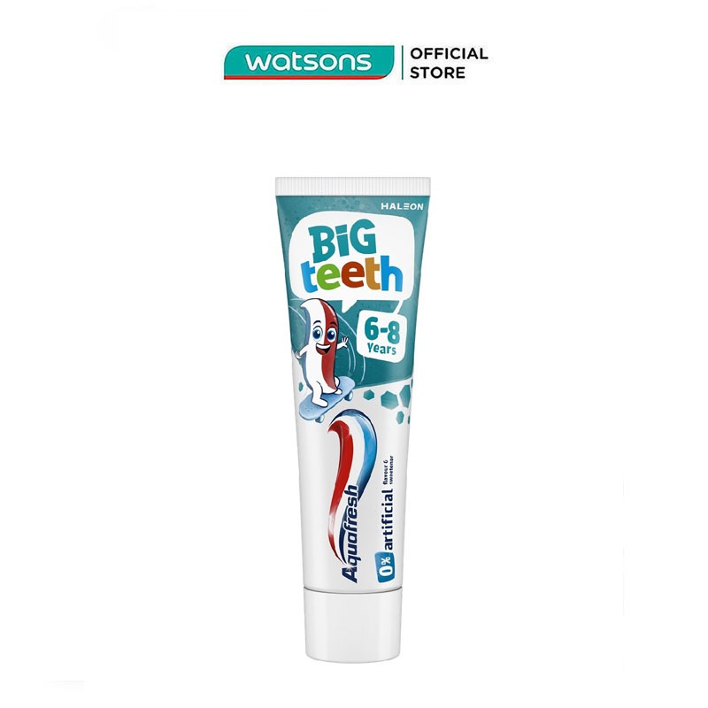 Kem Đánh Răng Trẻ Em Aquafresh Big Teeth 6Tuổi+ 50ml