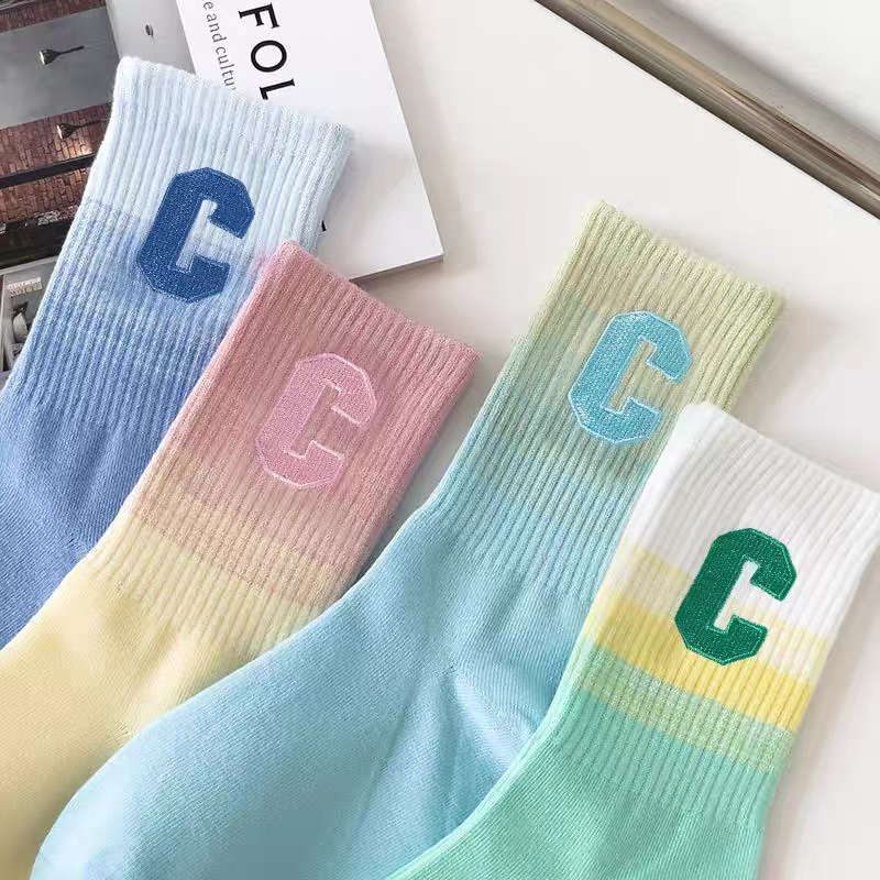 [Peinn] Tất cao cổ họa tiết Chữ C Đổi Màu siêu hót phong cách hàn BTS01