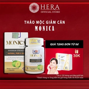 Viên Uống Giảm Cân MONICA Thảo Mộc Giảm Cân Nhanh Cấp Tốc Nhập Khẩu Mỹ Hộp 30 Viên