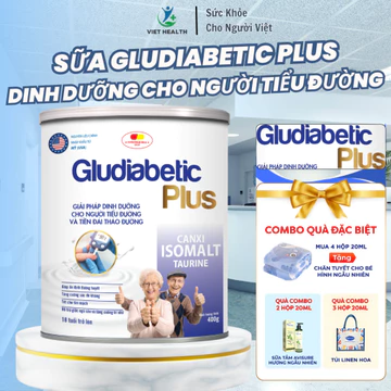 Sữa Tiểu Đường Gludiabetic Plus - Hỗ Trợ Ổn Định Đường Huyết, Tốt Cho Tim Mạch, Cho Người Tiểu Đường