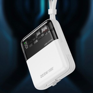 Cục Tích Điện WEKOME WP-309 10000mAh USB QC 3.0 22.5W, TypeC PD 20W, Kèm 2 cáp sạc - Nhất Tín Computer