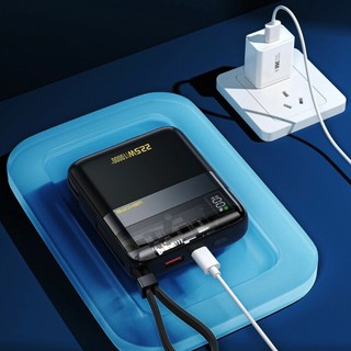 Cục Tích Điện WEKOME WP-309 10000mAh USB QC 3.0 22.5W, TypeC PD 20W, Kèm 2 cáp sạc - Nhất Tín Computer