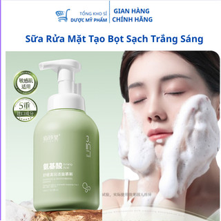 "Sữa rửa mặt tạo bọt cao cấp siêu chăm sóc da nhập khẩu mọi loại da ngừa mụn cấp ẩm ( chiết xuất từ rau má 450ml