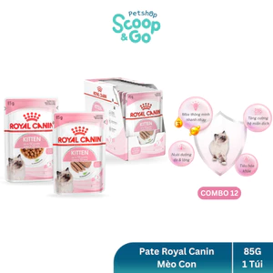 Pate Royal Canin Kitten Loaf/Jelly/Gravy Dạng Bánh/Thạch/Xốt Cho Mèo Con
