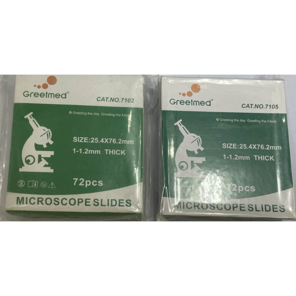 Hộp 72 miếng lam kính mờ, lam kính nhám 7105, lam kính trong, lanh kính trơn 7102.