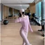 Áo thun NỮ thể thao dài tay phối ren gợi cảm xếp li dây rút hông dáng rộng thoáng khí yoga gym QWD03